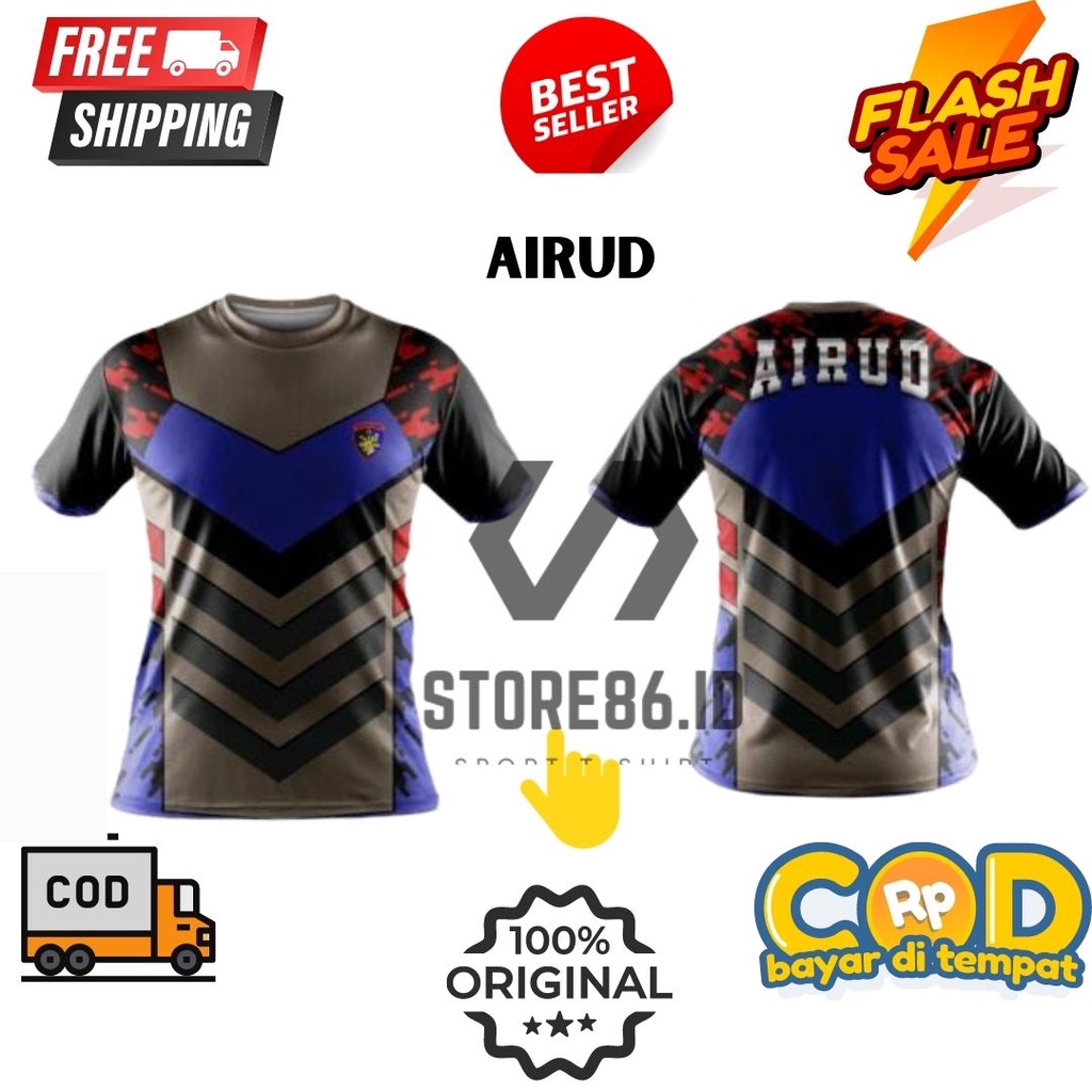 JERSEY AIRUD FULLPRINT SUBLIME / KAOS AIRUD DRIFIT / JERSEY AIRUD / FULL PRINTING
