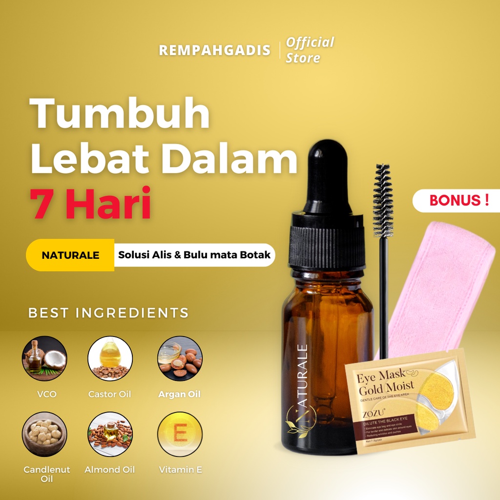 Serum NHG Naturale Hair Growth penumbuh bulu