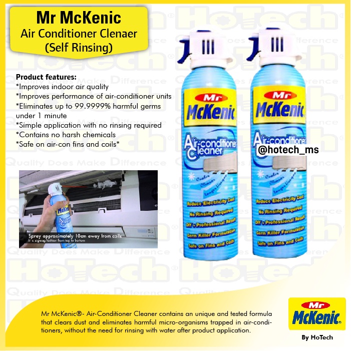Mr McKenic | MC-AC1926-ALF | Air Conditioner | Chemical Cuci AC | 374G