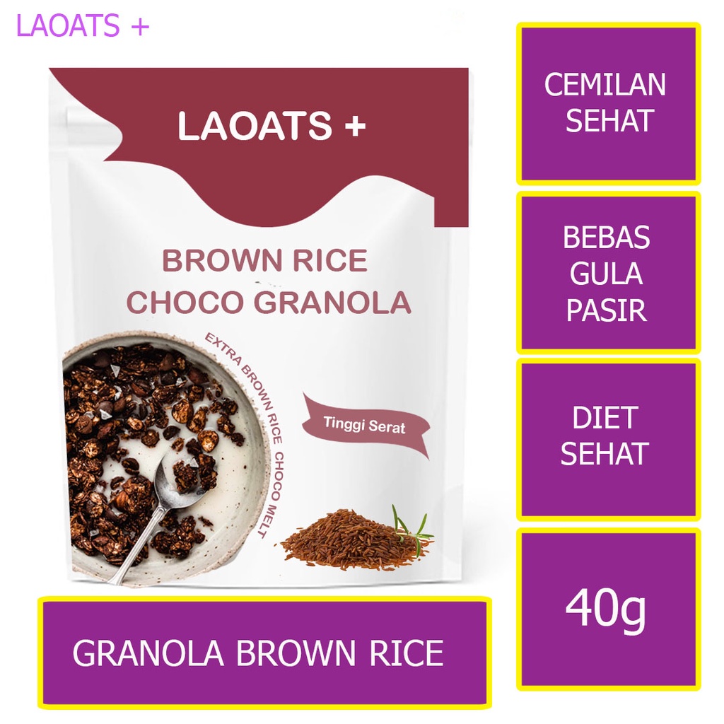 

Granola Coklat Diet Cemilan Snack Diet Dried Fruit Kismis Biji Chia Seed Snack Rendah Kalori Penngganti Makan Laoats