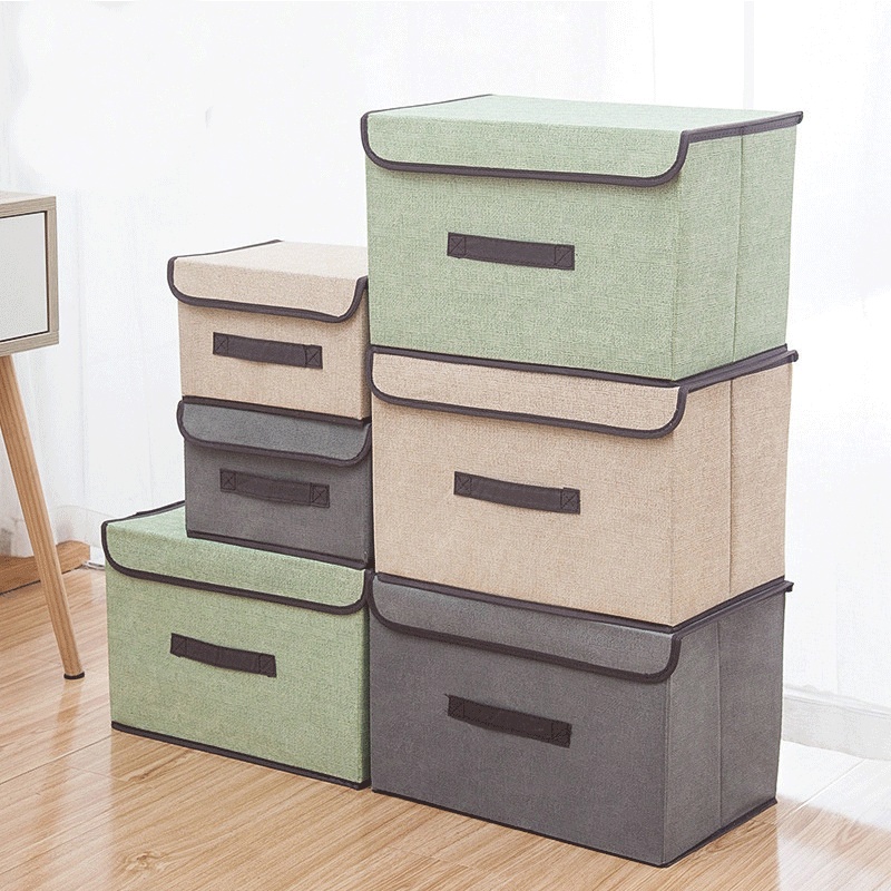 Tempat Penyimpanan Mainan Baju Storage Box Organizer 2in1 Foldable Serbaguna