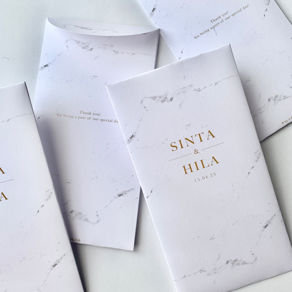 

Marble ( Angpao sangjit - Custom Angpao - Angpao Wedding - amplop - ucapan )