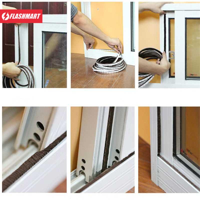 Flashmart Lis Strip Pintu Door Noise Insulation Dusting Tape - KK-061