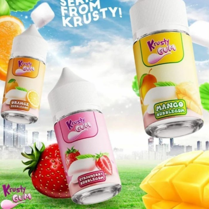 KRUSTY GUM BUBBLEGUM SERIES SALTNIC 30MG 30ML BY JAVA JUICE X DALANG