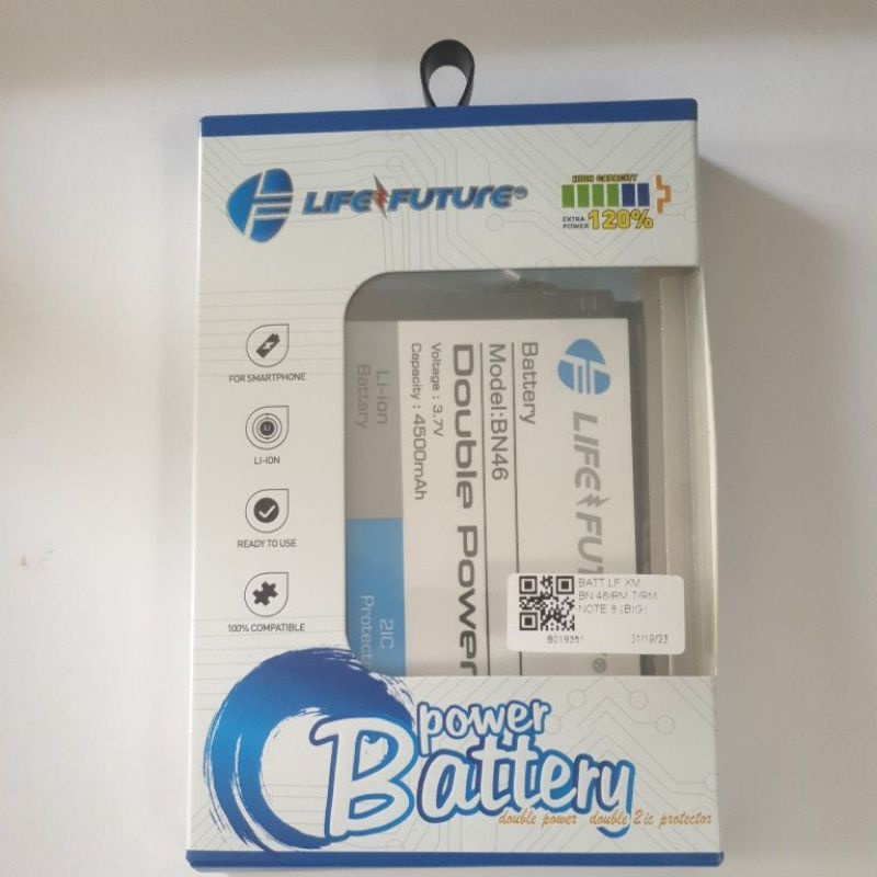 batre Xiaomi Redmi 7 Redmi Note 8 BN46 double power LF