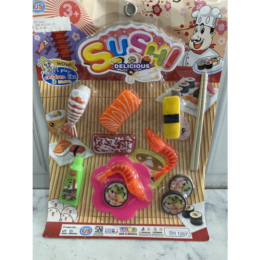 Mainan Anak Sushi Set Delicious SH 1267