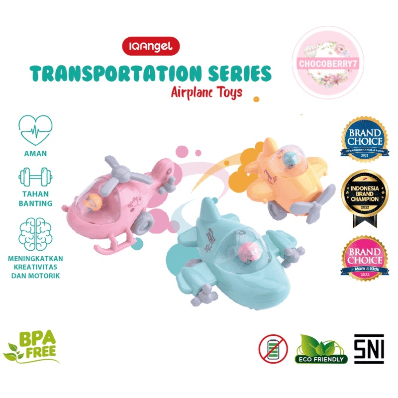IQAngel Airplane Toys / Mainan Bayi Edukatif / Mainan Pesawat Anak / Pesawat Pesawatan