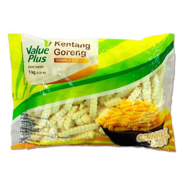 

VALUE PLUS CRINKLE CUT 1 KG - KENTANG