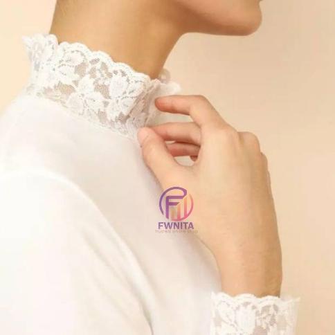 NEW  MANSET BAJU RENDA MANSET ATASAN LENGAN PANJANG INNER DALEMAN KEBAYA NIKAHAN WISUDA TERMURAH