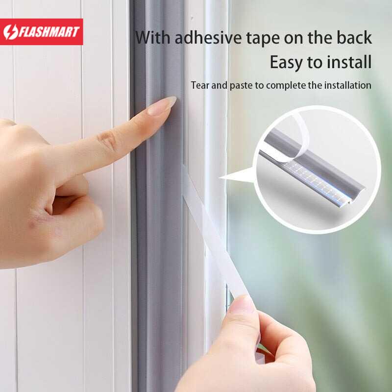 Flashmart Lis Penghalang Debu Serangga Bawah Pintu Door Seal 2mx30mm - BWG39