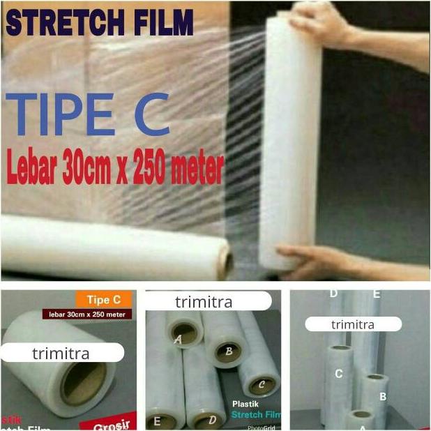 

Plastik Stretch Film / Strech Film Wrapping Segel Shrink 30cm x 250mtr SALE