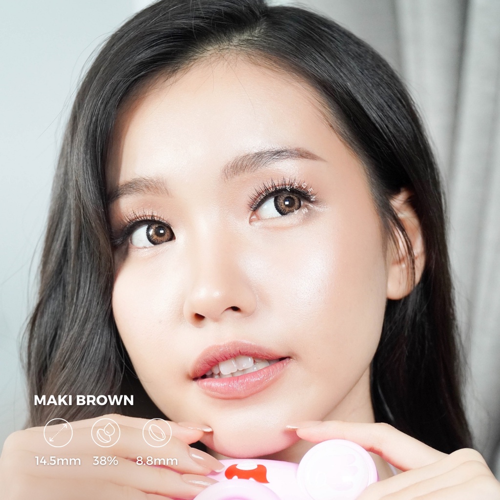 Softlens MAKI MINUS 14.5mm (-0.50 sd -6.00) + FREE LENS CASE