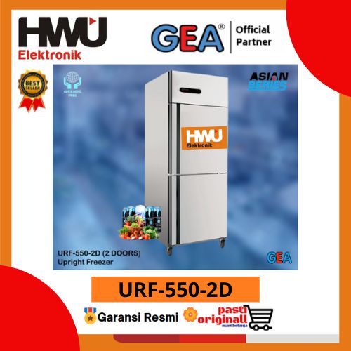 GEA Kabinet Upright Freezer 2 Pintu 500L / UPRIGHT FREEZER URF-550-2D