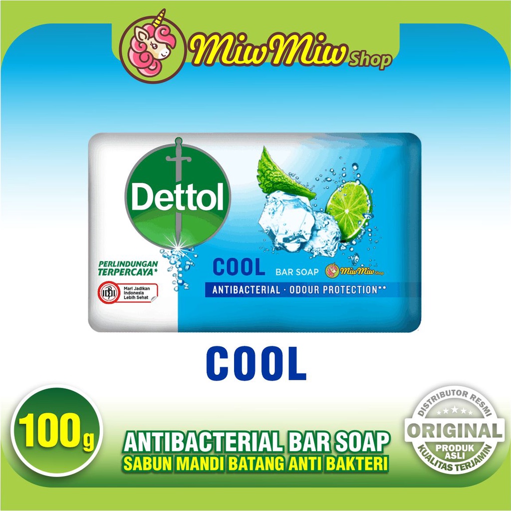 DETTOL Antibacterial Bar Soap (Sabun Mandi Batang Anti Bakteri)