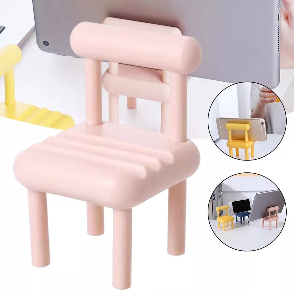 Stand Holder Hp/ Model Kursi 3D/ Dudukan/ Penyangga Hp