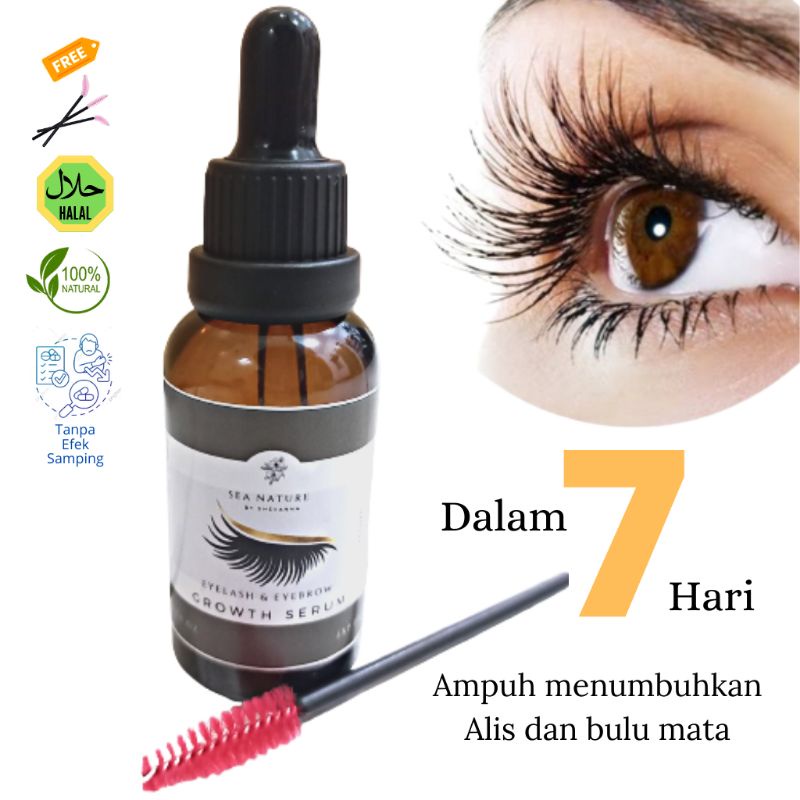 Serum Bulu Mata dan Alis Penumbuh dan Penebal Alis dan Bulu Mata Alami &amp; Original Eyelash &amp; Eyebrow Growth Serum