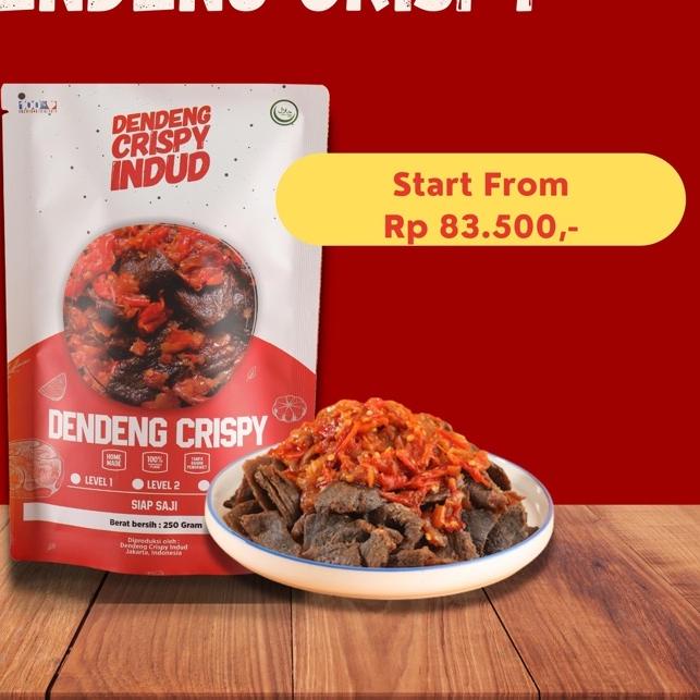 

☊ Dendeng Sapi Crispy / Kering Indud 125 Gram - 250 Gram ✮