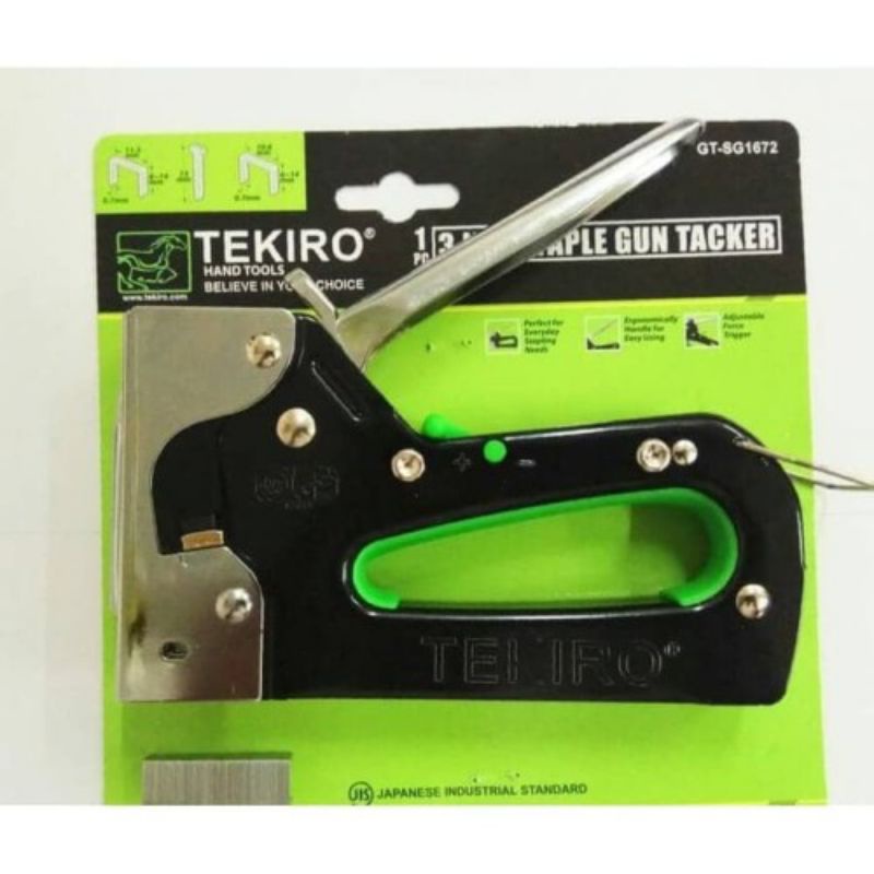 

Staples Tembak 3 in 1 6-14 Tekiro / 3 in 1 Staple Gun Tacker / Steplerr