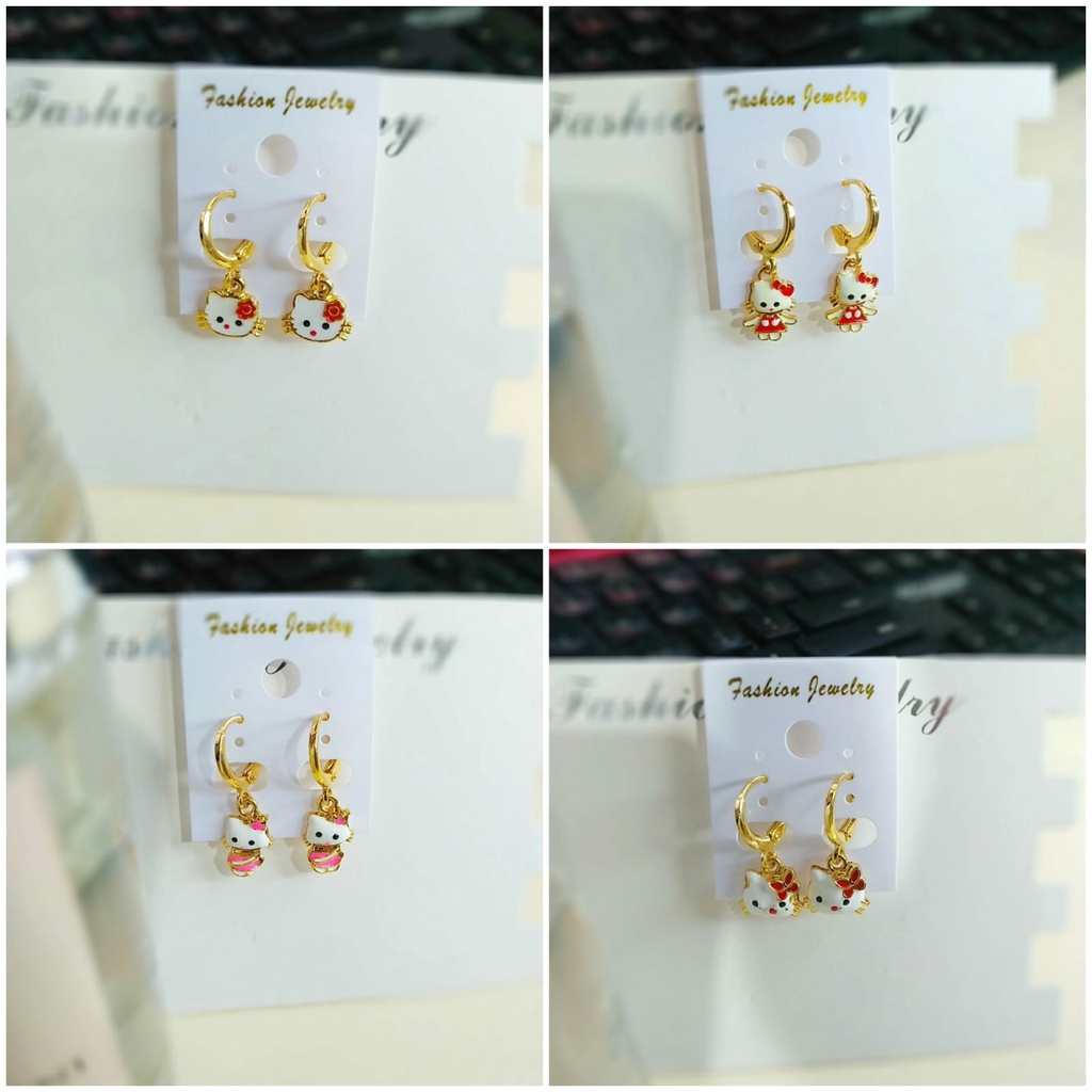 AV422 Grosir Anting Anak Karkter Anting Xuping Hellokitty