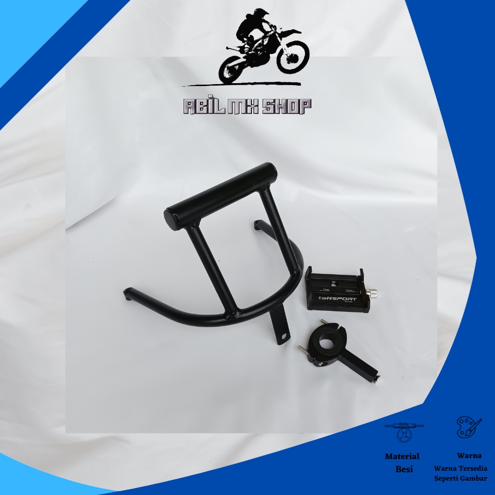 PAKET BRAKET HOLDER HP NMAX OLD DAN HOLDER ALUMUNIUM BRAKET HOLDER NMAX