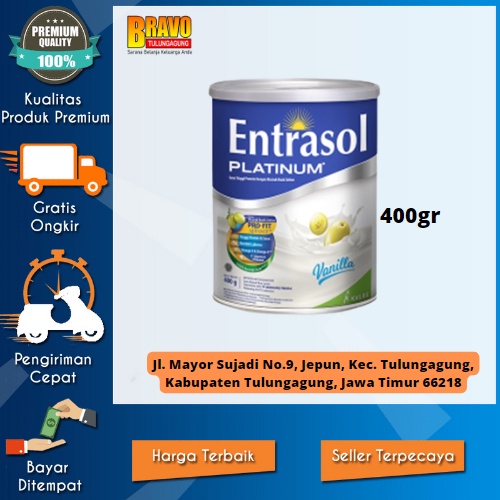 

Bravo Supermarket - ENTRASOL PLATINUM VANILLA 400gr