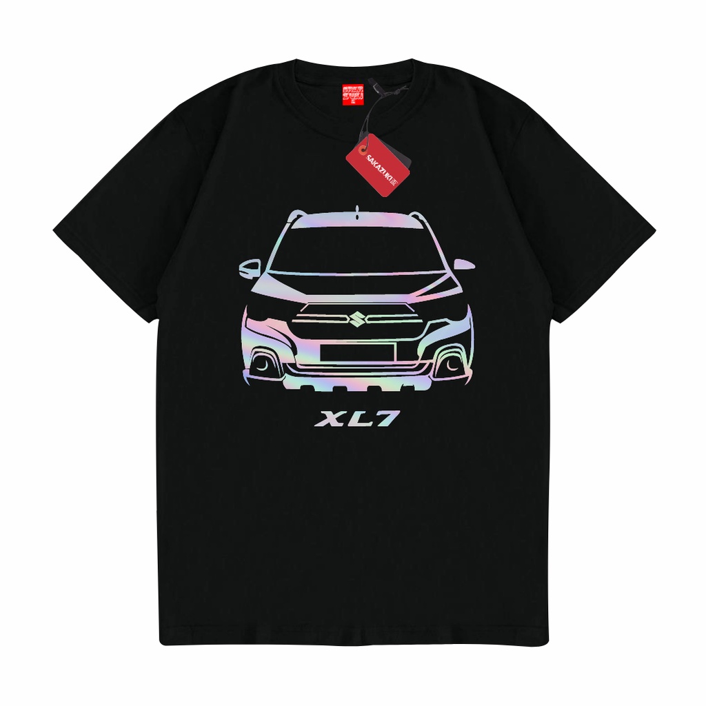 SAKAZUKI Kaos Baju Distro Katun Combed 24s Unisex Gambar Mobil SUZUKI XL7 XL 7 Face
