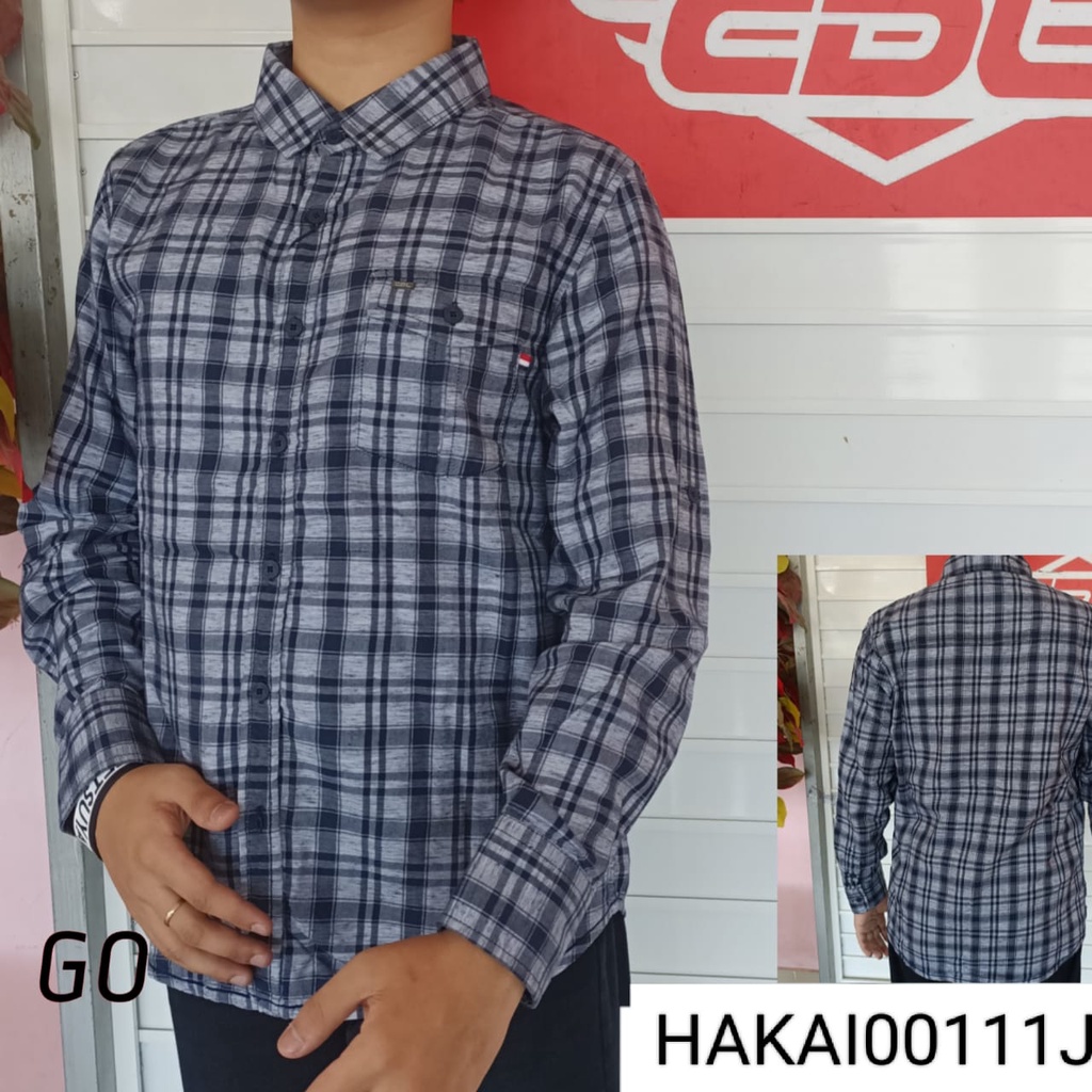 gof KBSB CDL By (CARDINAL) KEMEJA PANJANG JUMBO Pakaian Pria Kemeja Hem Casual Slimfit REGULER Lengan Panjang Motif Distro Original murah