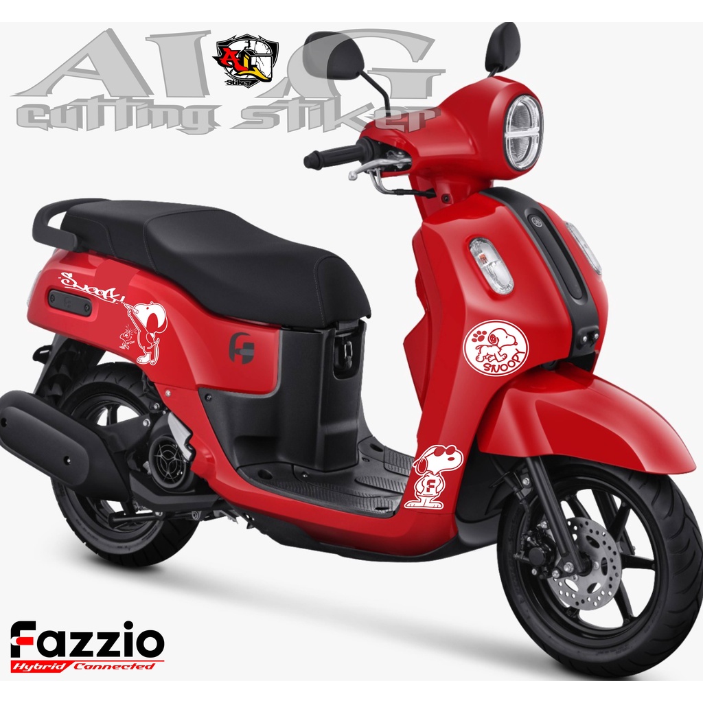 STICKER CUTING/SC.190/STRIPING MOTOR/STRIPING FAZZIO/STIKER  FAZZIO/STIKER KARTUN/STIKER KARTUN SNOO