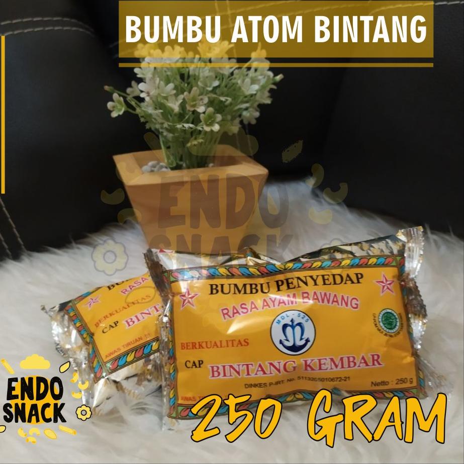 

Star 6.6 250Gr Bumbu ATOOM BINTANG MDL-525 Bumbu Penyedap Rasa Ayam Bawang Baso Aci