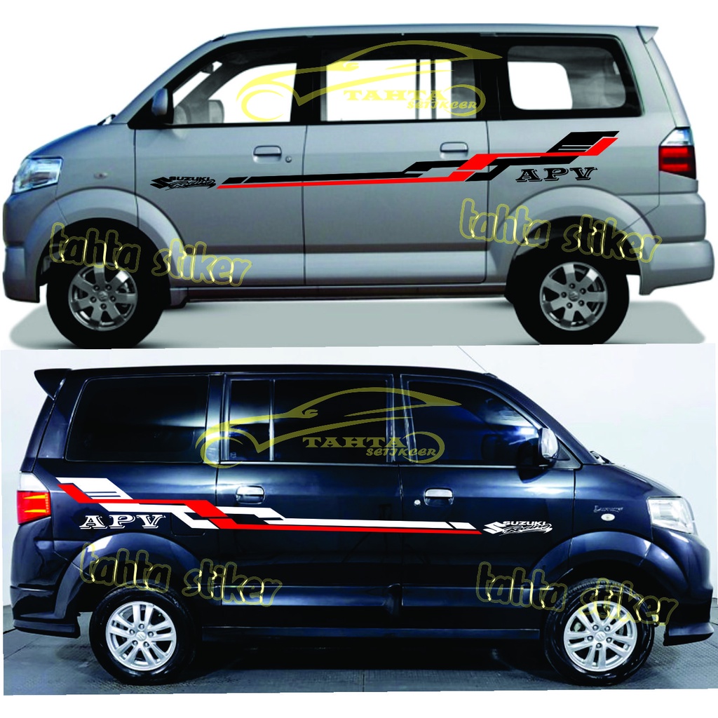PROMO Sticker stiker suzuki apv granmax stiker minibus grandmax luxio apv custom text