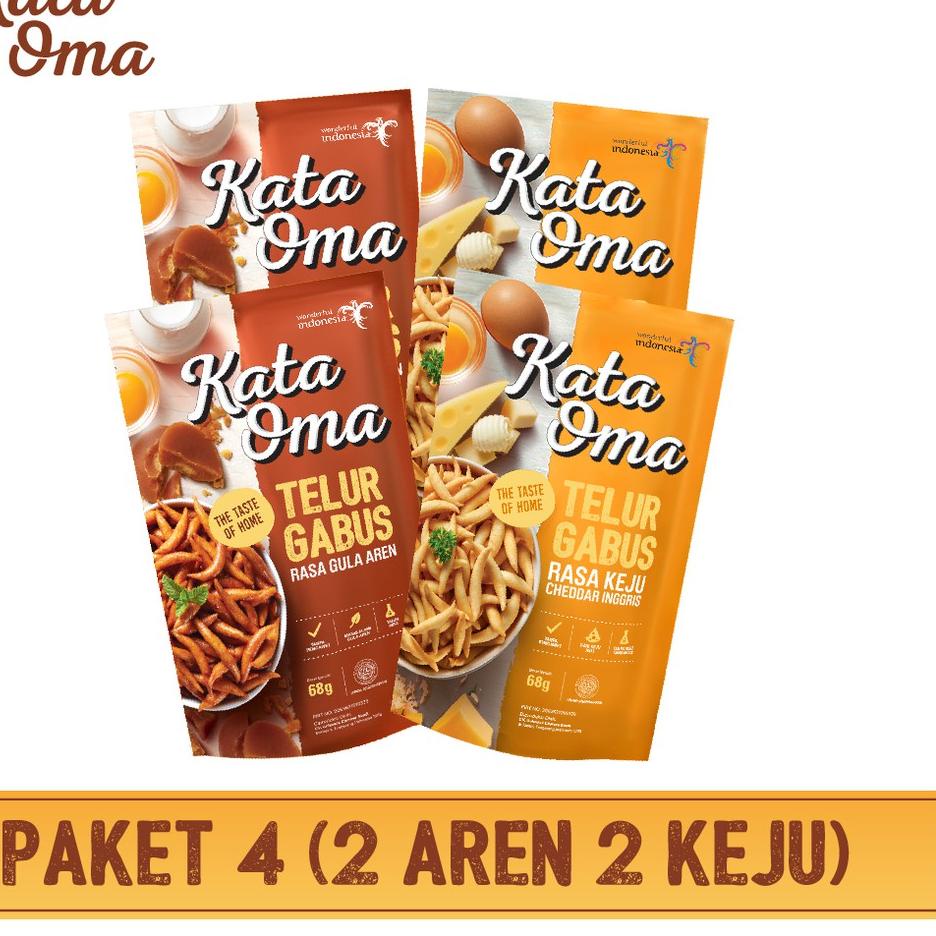 

Lebaran Sale⭐️Kata Oma Telur Gabus Paket Isi 4