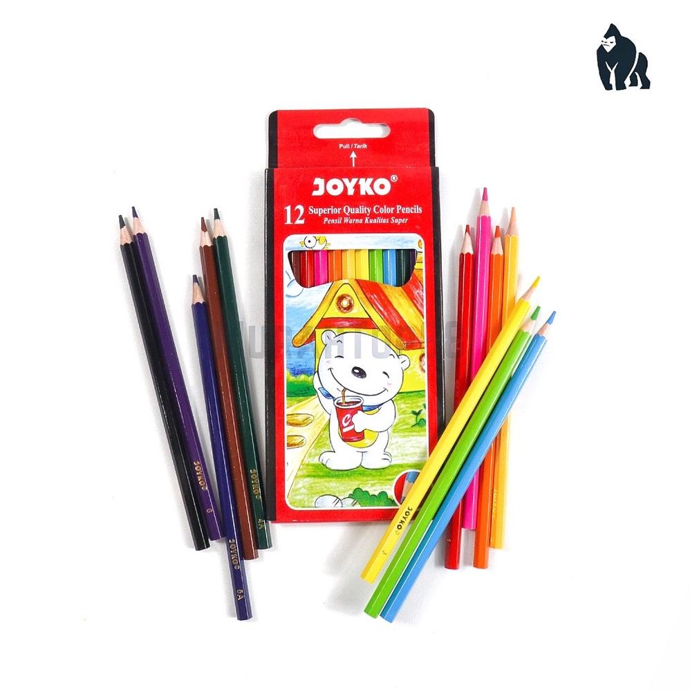 

Model Baru!! Pensil 12 Warna Panjang Joyko / Color Pencil CP-12PB Colouring Hexagonal Grip [1 SET] ←Model Baru