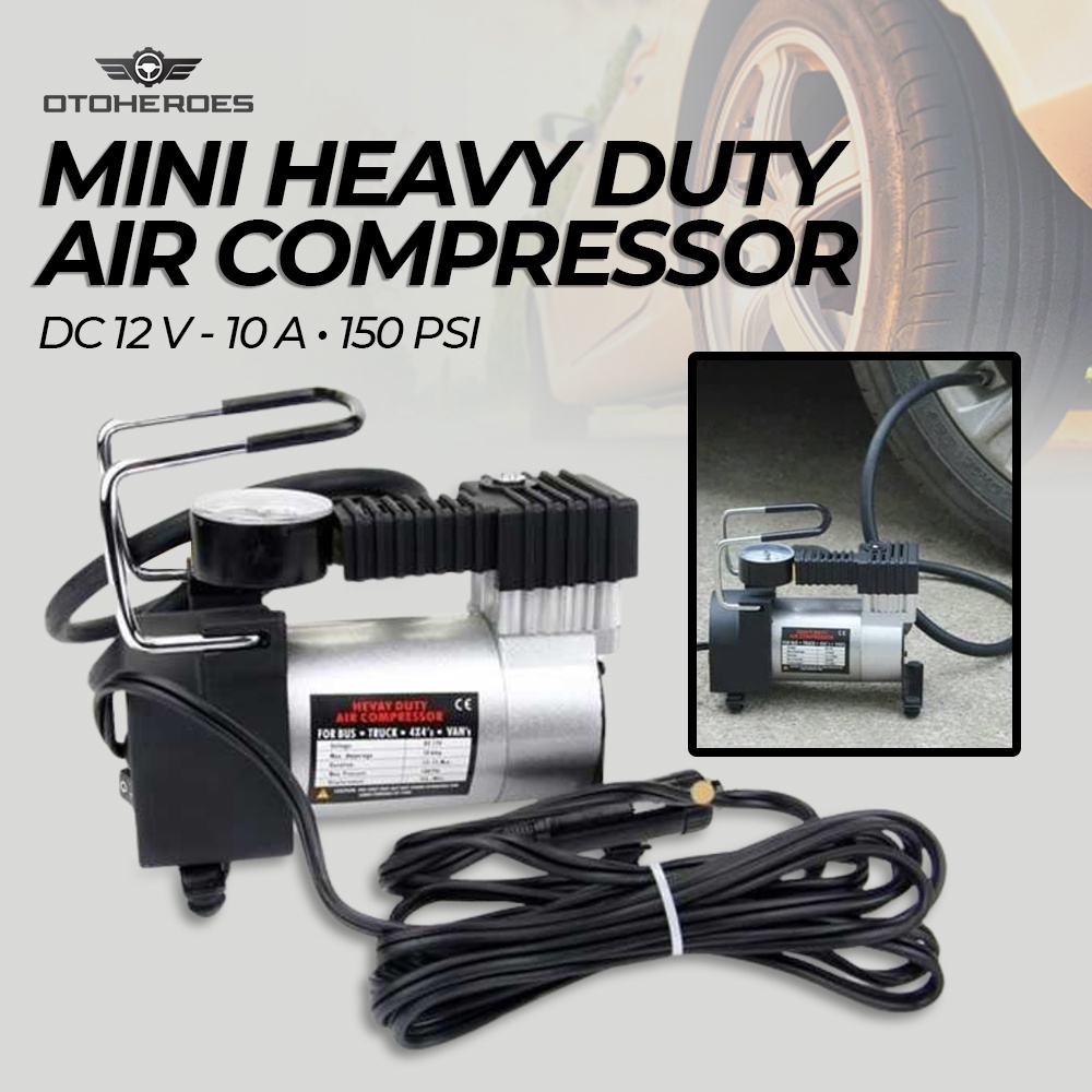 OTOHEROES Mini Heavy Duty Air Compressor DC 12V 150 PSI