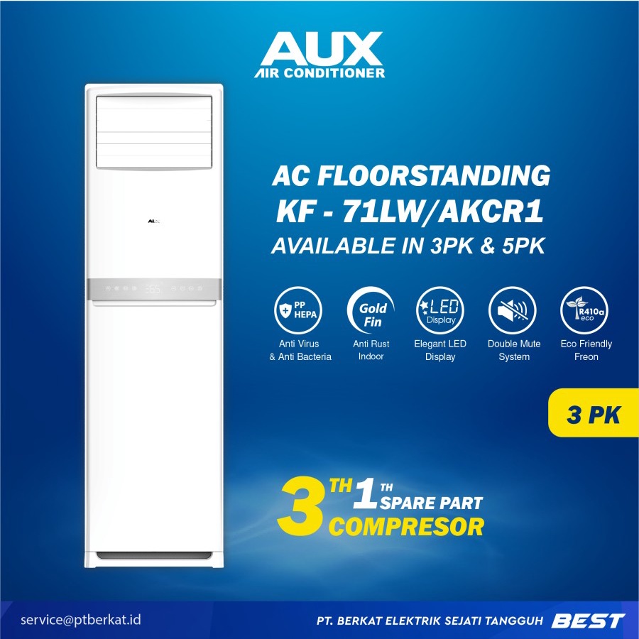 AC Floor Standing 3 Pk AUX KF-71LW/AKC