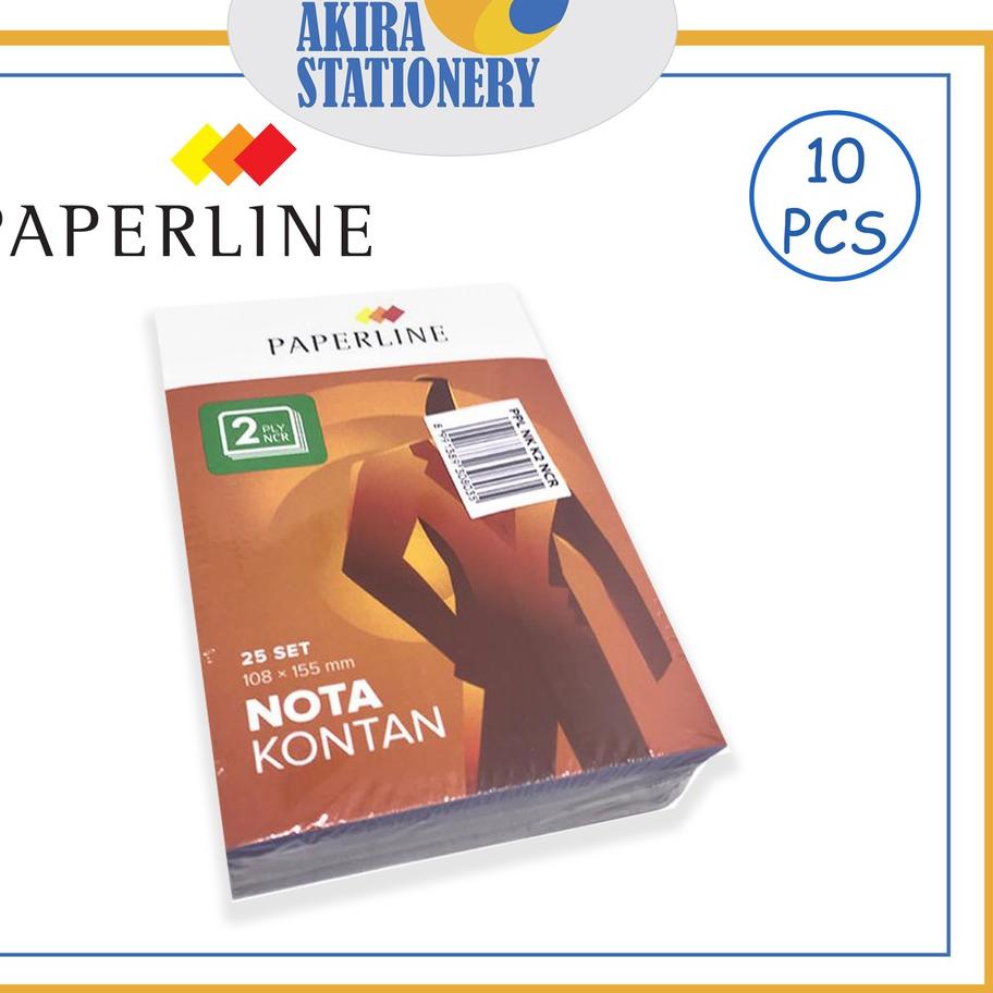 

Grosiran Murah BON NOTA KONTAN PAPERLINE 2 PLY / RANGKAP 2 RANGKAP KECIL (10 PCS) 