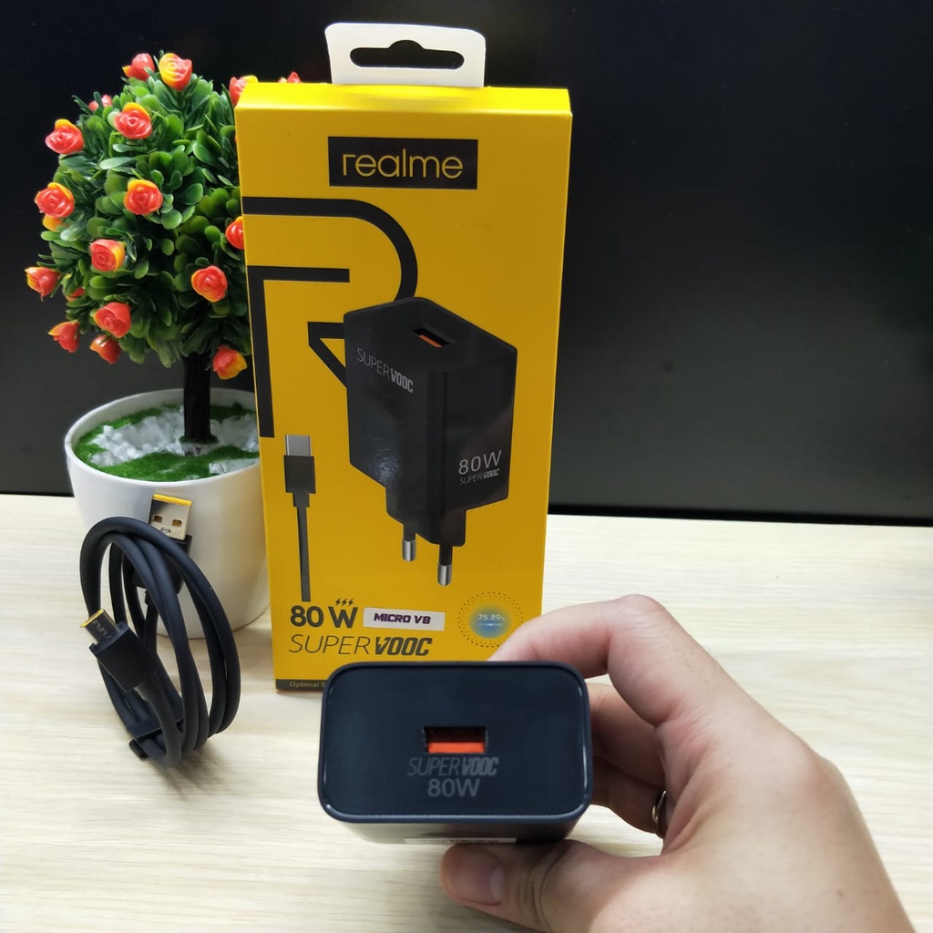PROMO Charger Realme 12 80w For Android dan Type c Casan Realme 12 80W micro dan usb C BY.MINIGO