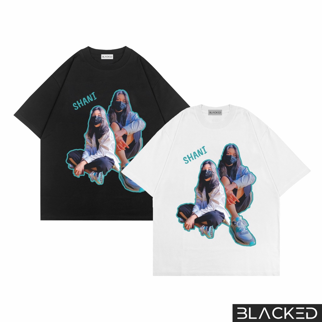 KAOS OVERSIZED JKT48 SHANI INDIRA NATIO / OVERSIZE TEES / BAJU OVER SIZE JKT48