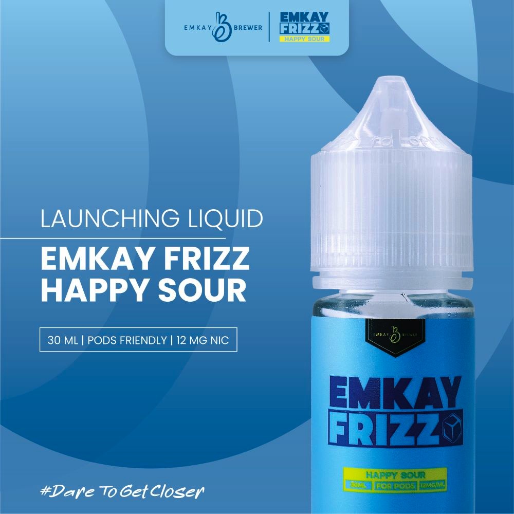 LIQUIDS 30ML EMKAY FRIZZ HAPPY SOUR 12MG