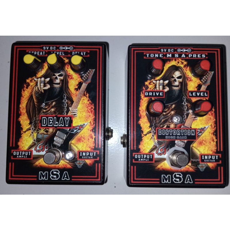 EFEK GITAR DELAY DAN DISTORSI BONUS ADAPTOR
