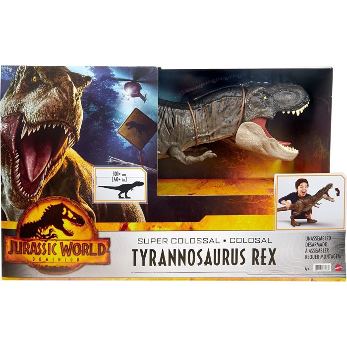 Figure Mattel Jurassic World Dominion Super Colossal Tyrannosaurus Rex