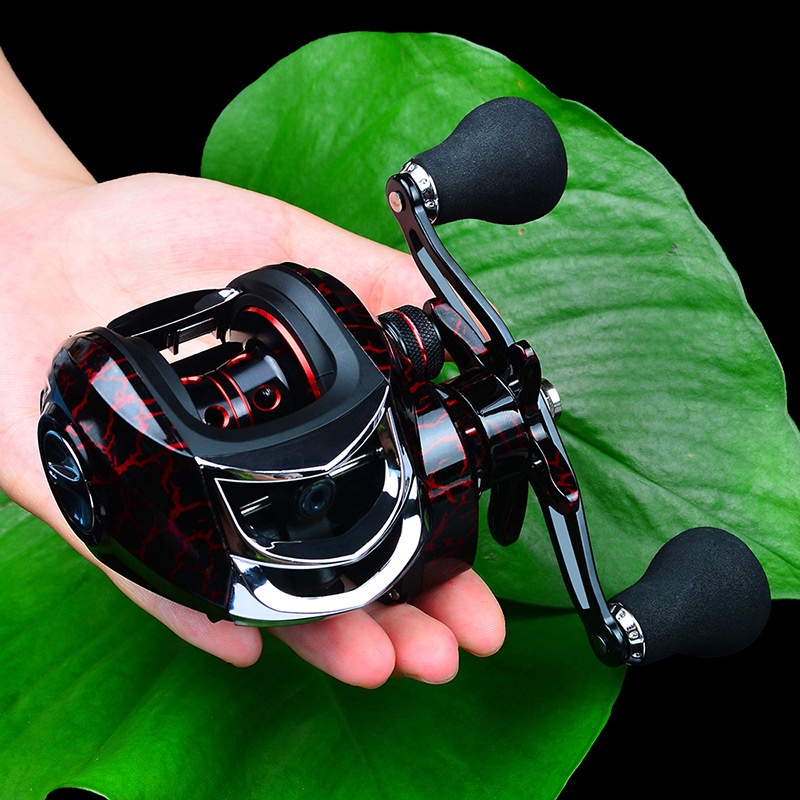 Baitcasting Reel kiri 18+1BB 10kg Max Drag Force Speed Ratio 7.2:1 Magnetic Metal All Metal Spool Casting Fishing Reel