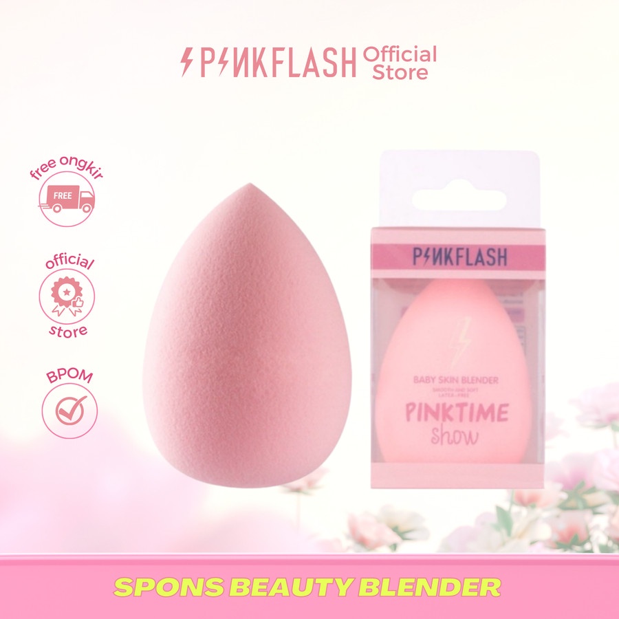 PINKFLASH #OhMyPuff Spons Beauty Blender, Makeup Sponge Lucu PFT01