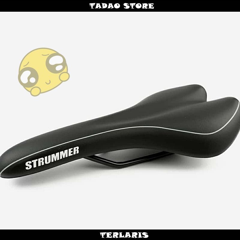 SADEL STRUMMER HITAM 2533 Sepeda mtb bmx seli