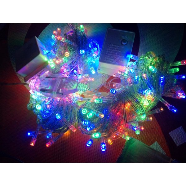 &lt;^ SJA ^&gt; Lampu Natal hias multifuncion 40led 7.5m twinkle lingt string