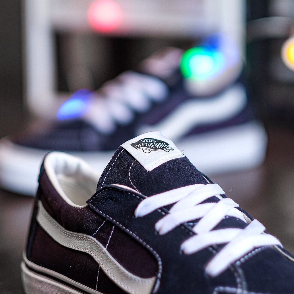 VANS SK8-LOW DRESS BLUE/TRUE WHITE CLASSIC ORIGINAL 100%