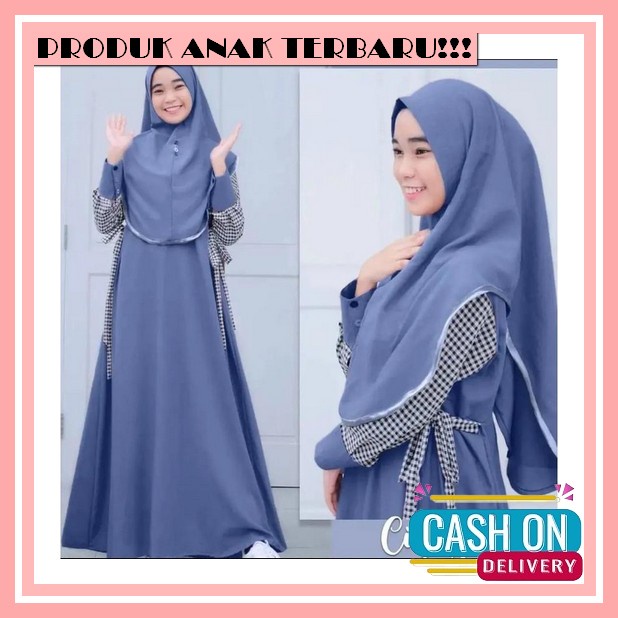 Femes Ferrine Kids Gamis Muslim Anak Perempuan Tanggung Premium Gamis Anak Perempuan Usia 10 11 12 1