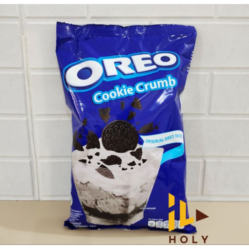 

OREO Cookie Crumb Kemasan (1kg) / Oreo Crumble Topping Dessert