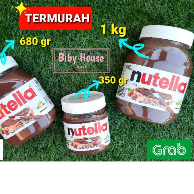 

✱ SELAI COKLAT NUTELLA 1 KG / NUTELLA Hazelnut spread1000gr/ 680 gr / 350 gr PROMO HALAL MUI ➲