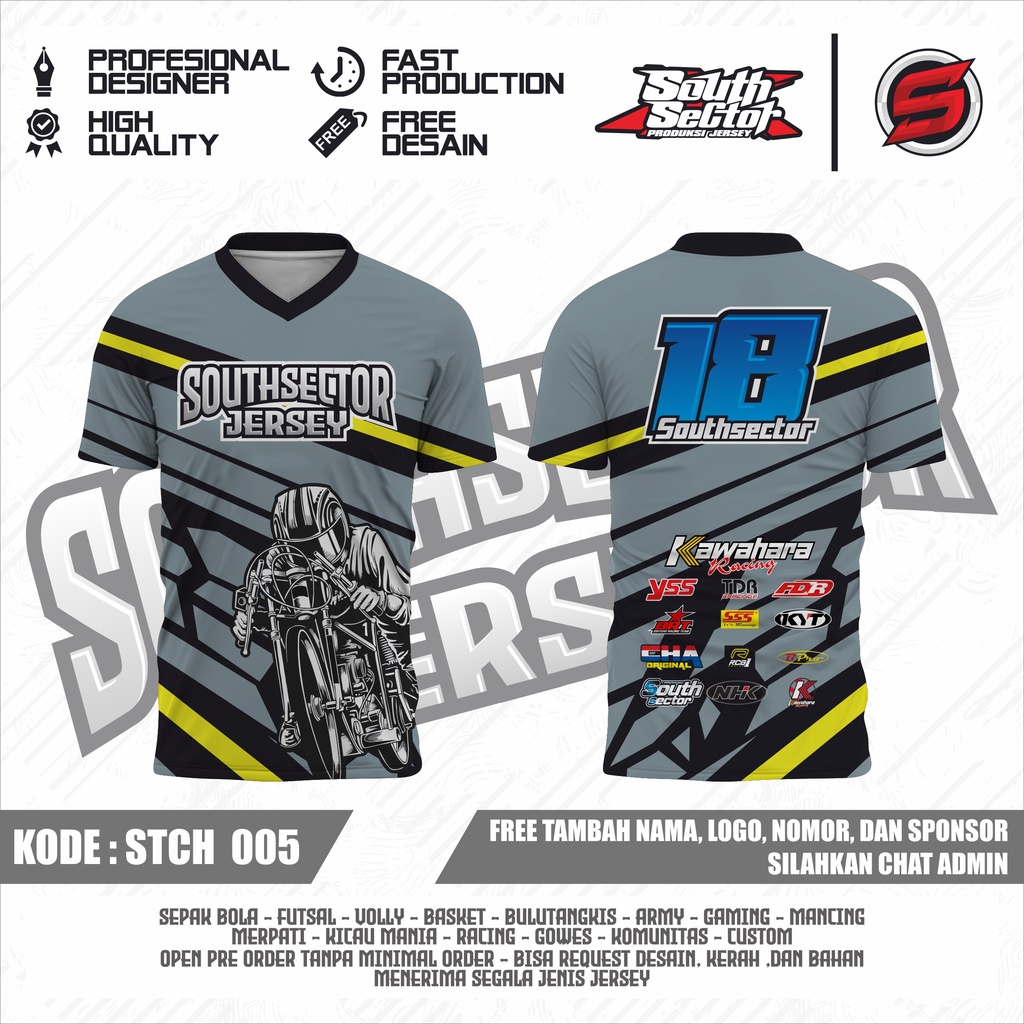 Jersey Racing / Kaos Racing (CUSTOM NAMA)