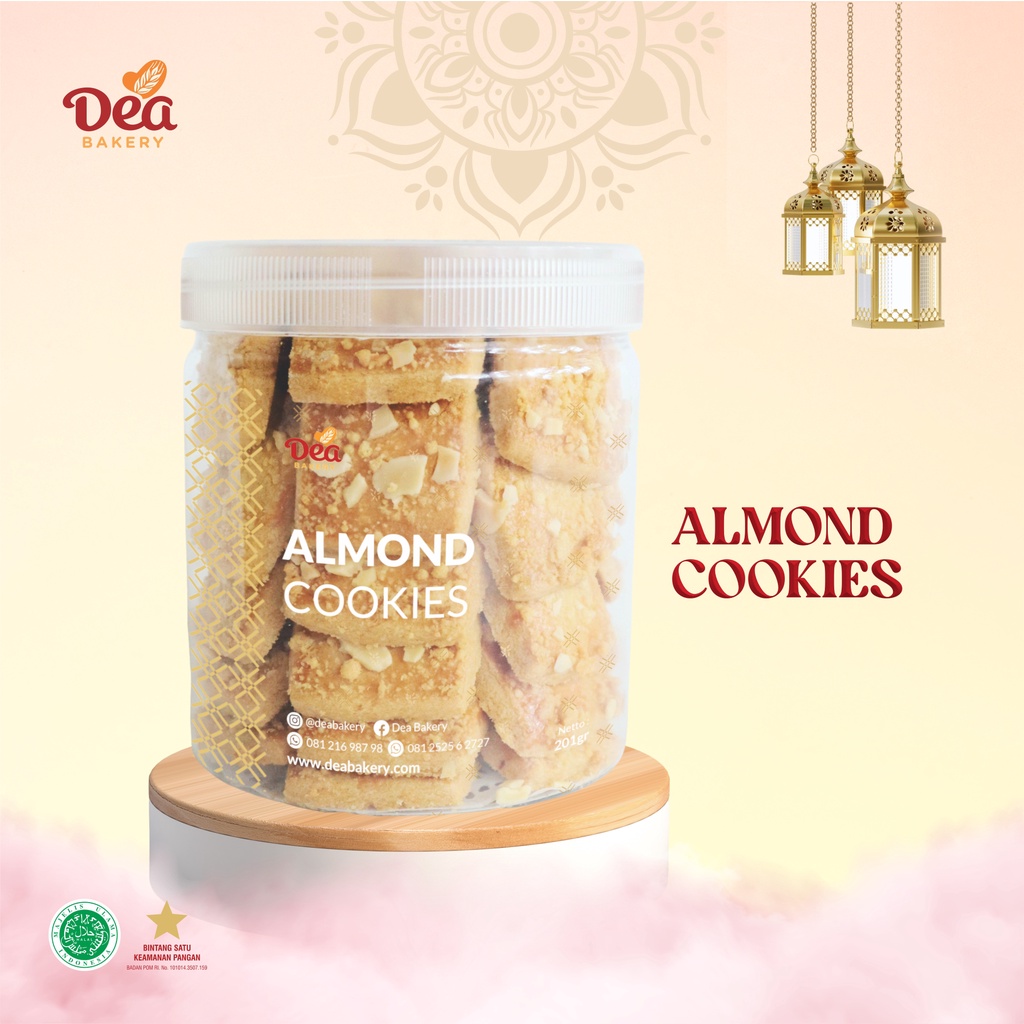 Almond Cookies Dea Bakery / Kue kering Lebaran